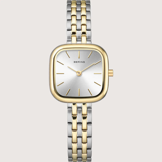 Bering Ladies Watch Two-Tone Square Dial