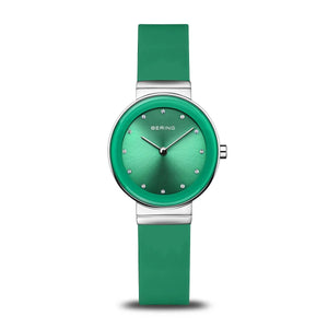 Bering ladies watch with Red Milanese bracelet - Carathea watches