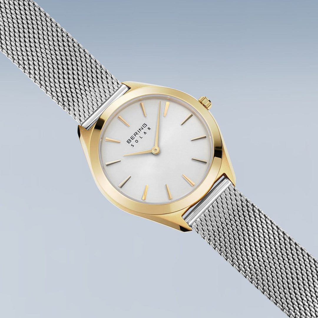 Bering Ladies Solar Watch in Two-Tone 17331-010