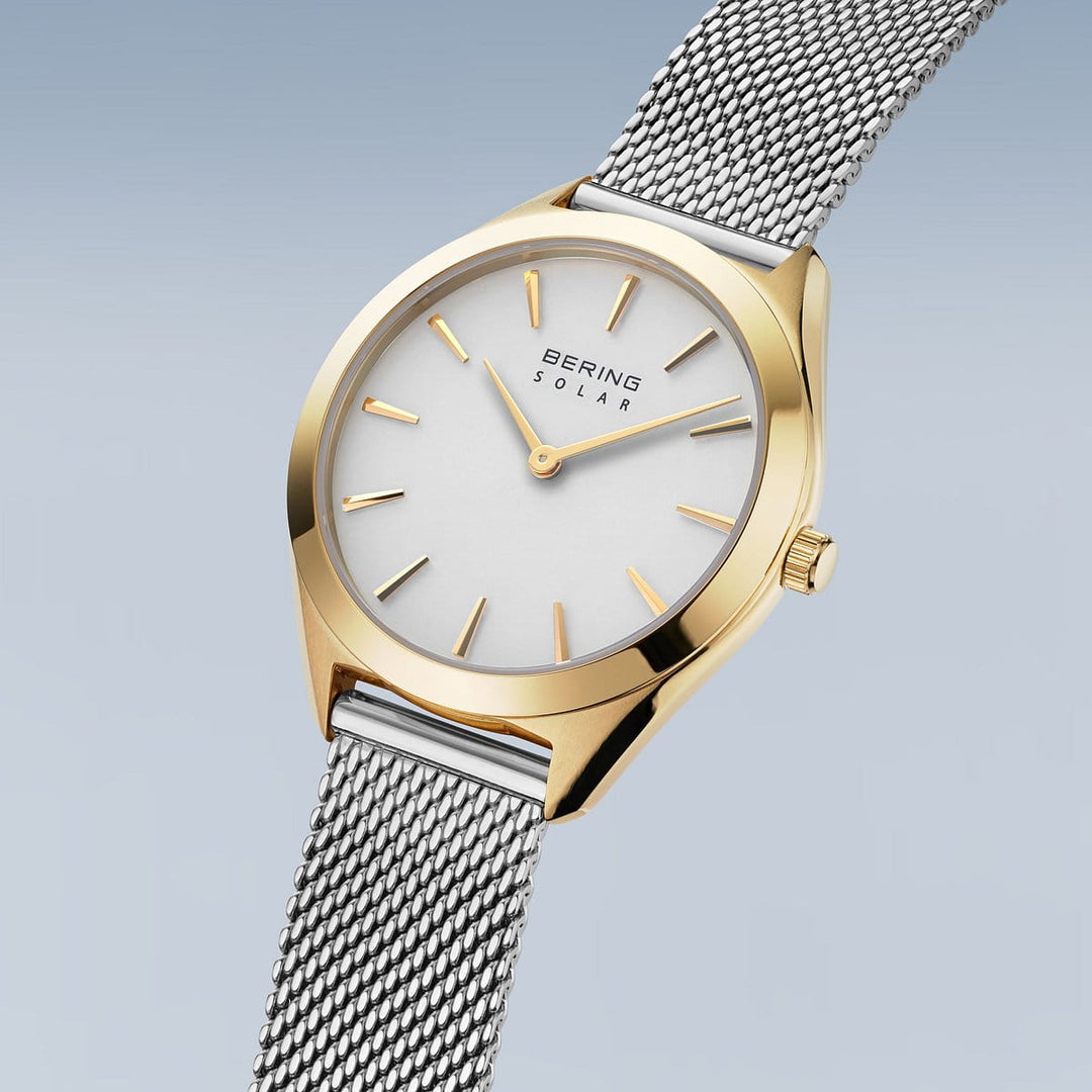 Bering Ladies Solar Watch in Two-Tone 17331-010