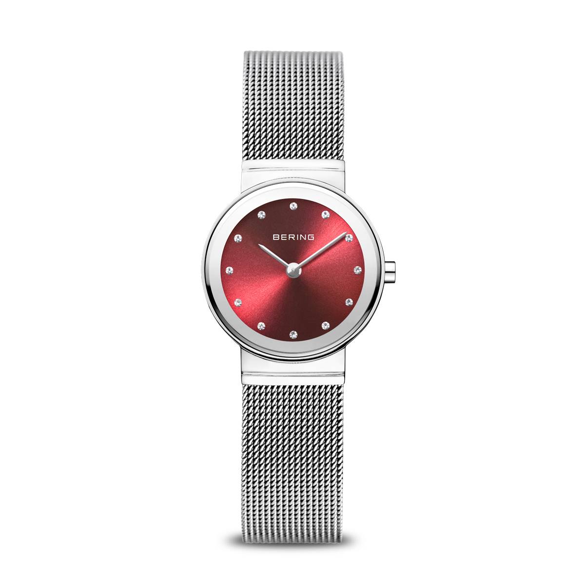 Ladies Bering watch with red dial - Carathea jewellers