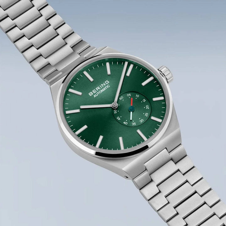 Bering Men's Automatic Watch with Green Dial