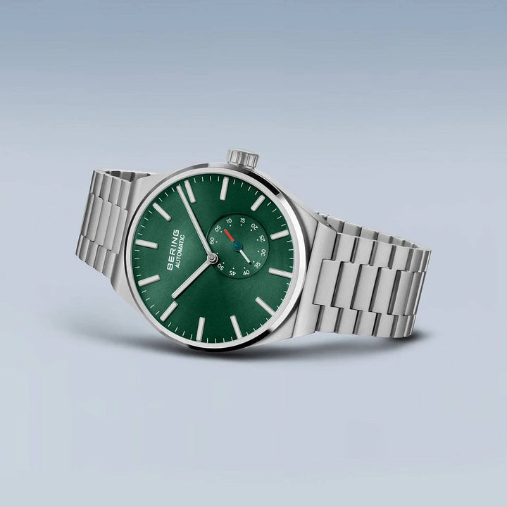 Bering Men's Automatic Watch with Green Dial