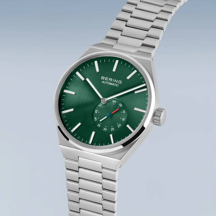 Bering Men's Automatic Watch with Green Dial