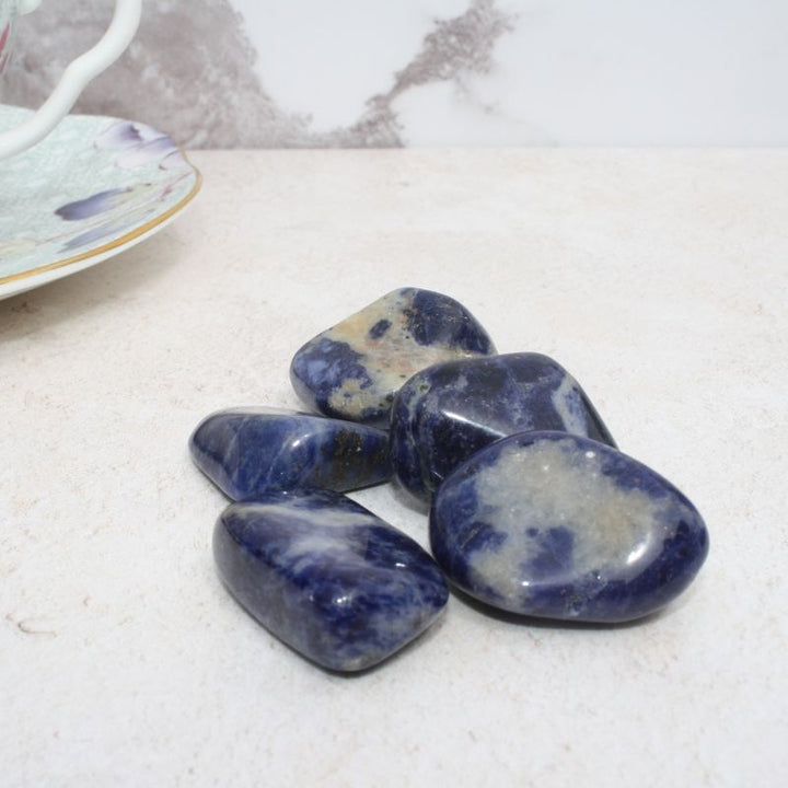 Single Sodalite Tumblestone