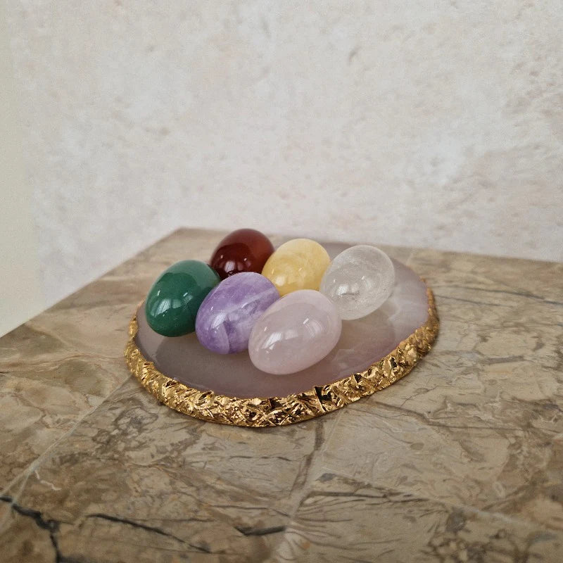 Box of six mini crystal eggs - Carathea