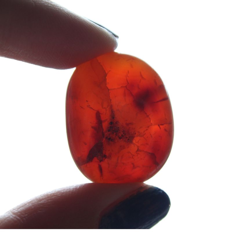 carnelian tumblestone - Carathea