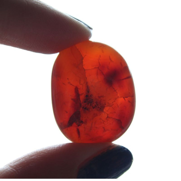 carnelian tumblestone - Carathea