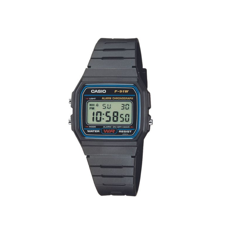 Casio mens digital watch in black - Carathea jewellers