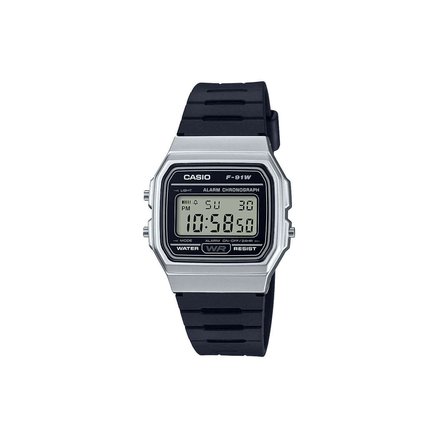 Casio Classic Men's Digital Watch with Resin Strap F-91WM-7AEF