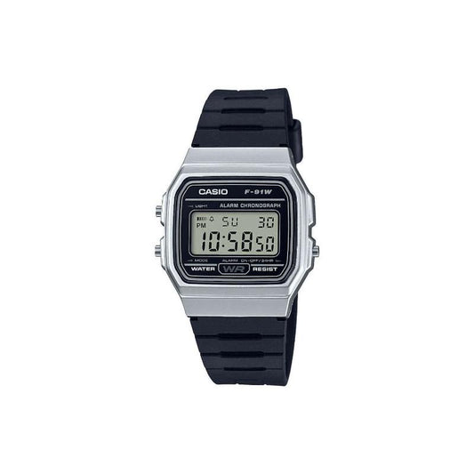 Men's classic Casio Digital watch with black resin strap - Carathea