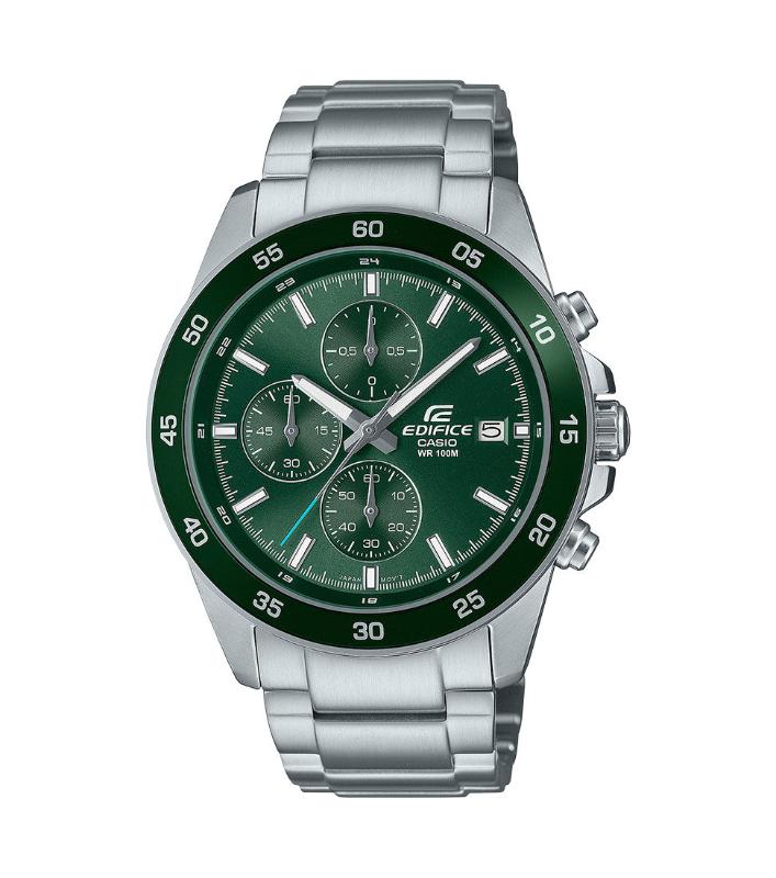 Men's Casio Edifice Watch green dial - Carathea