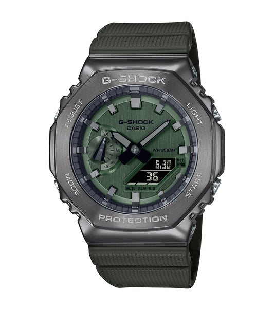 Casio Men's Octagonal Case G-Shock in Aluminium GM-2100B-3AER