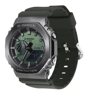 Casio Men's Octagonal Case G-Shock in Aluminium GM-2100B-3AER