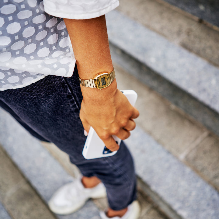 Gold tone Casio Vintage look watch - Carathea jewellers