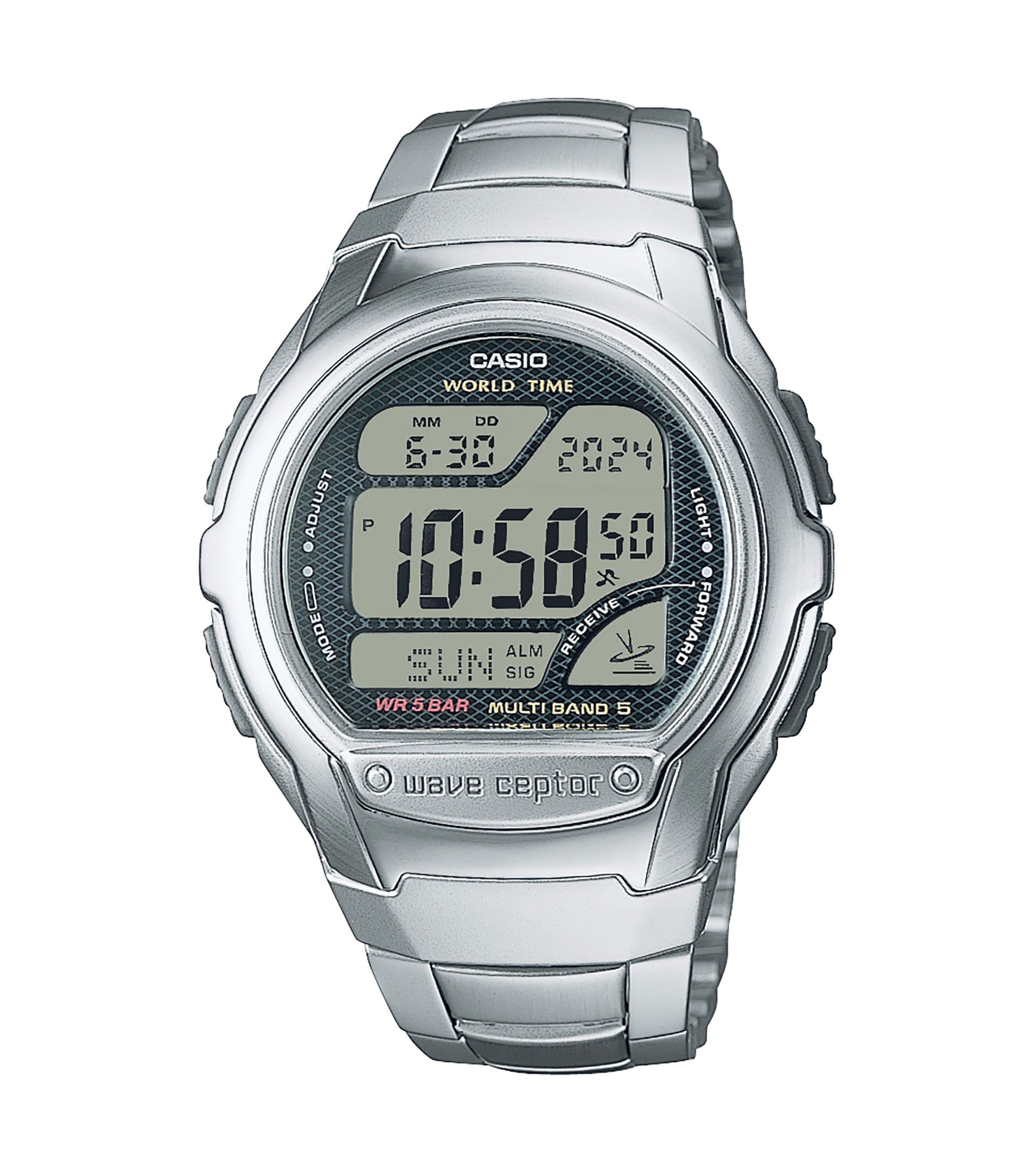 Casio World Time Men's Waveceptor Watch WV-58RD-1AEF