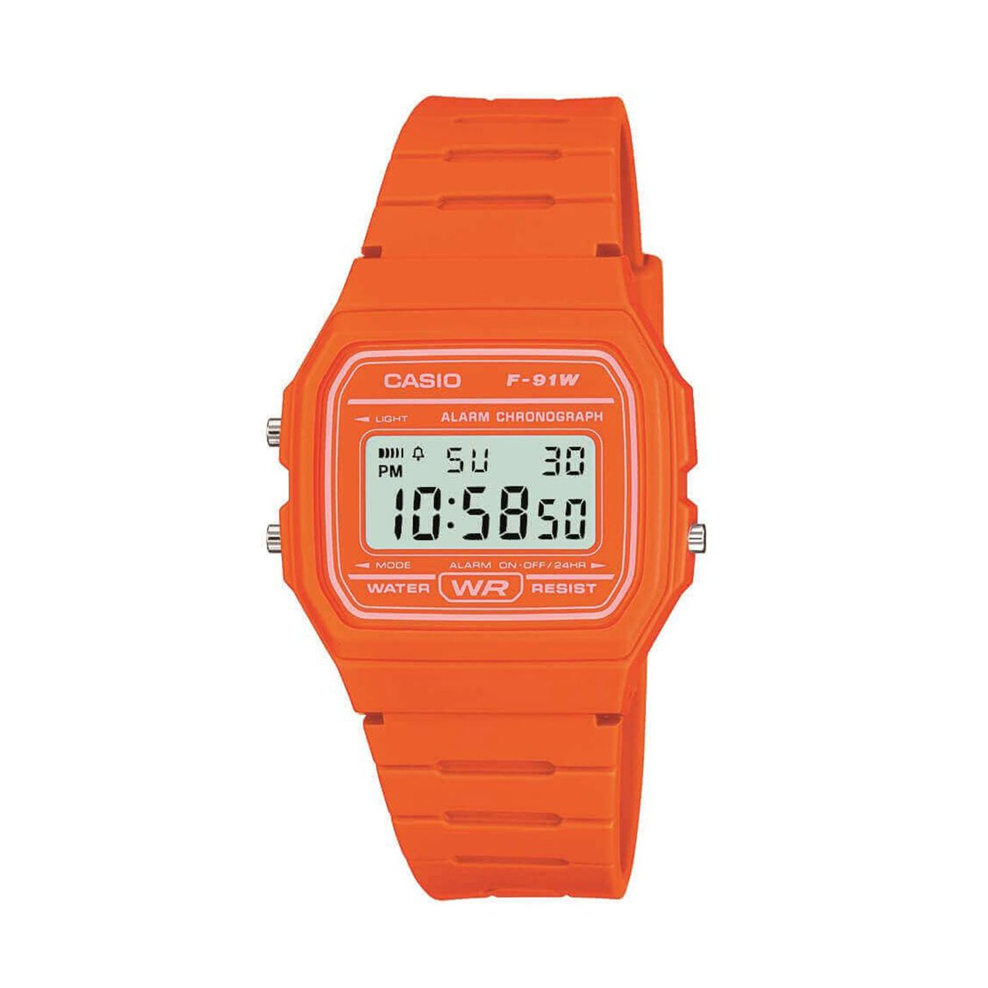 Casio Unisex orange digital watch - Carathea jewellers