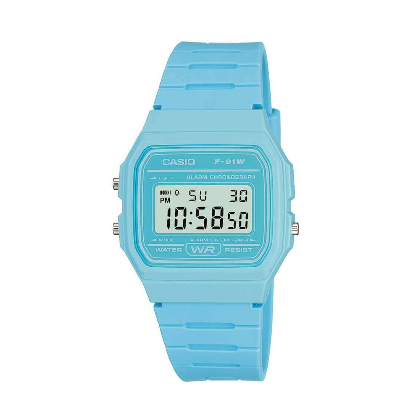 Casio Unisex Digital Watch in Blue F-91WC-2AEF