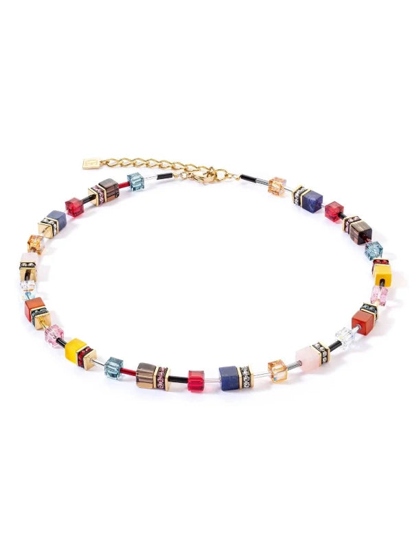 coeur de lion multicolour geocube necklace - Carathea jewellers