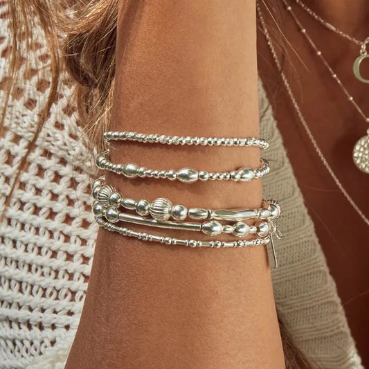 Chlobo beaded adjustable slider friendship bracelet | Jewellery Carathea