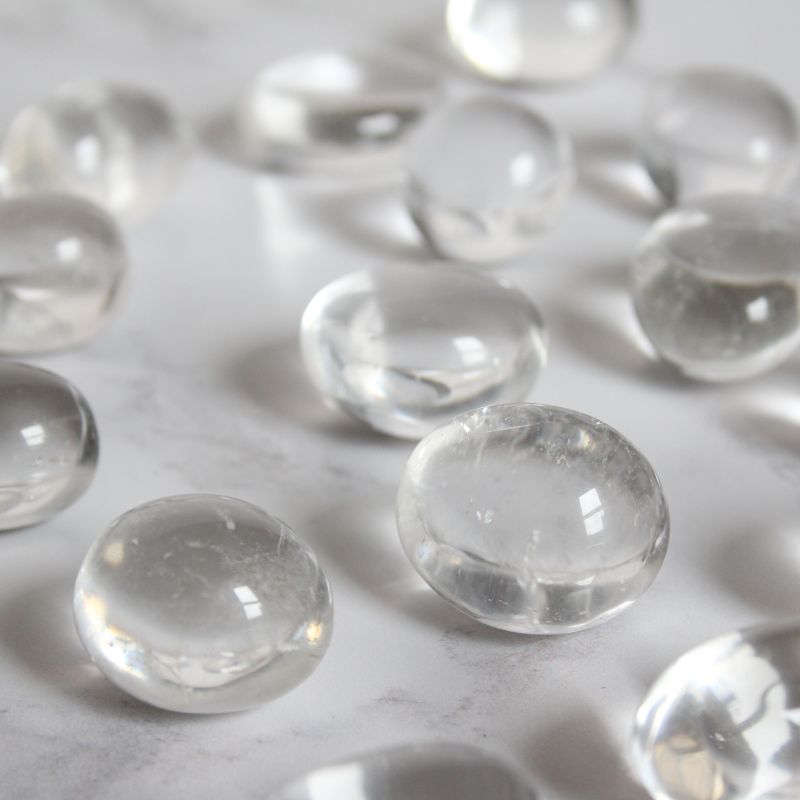 Clear Quartz Crystal tumblestone - Carathea
