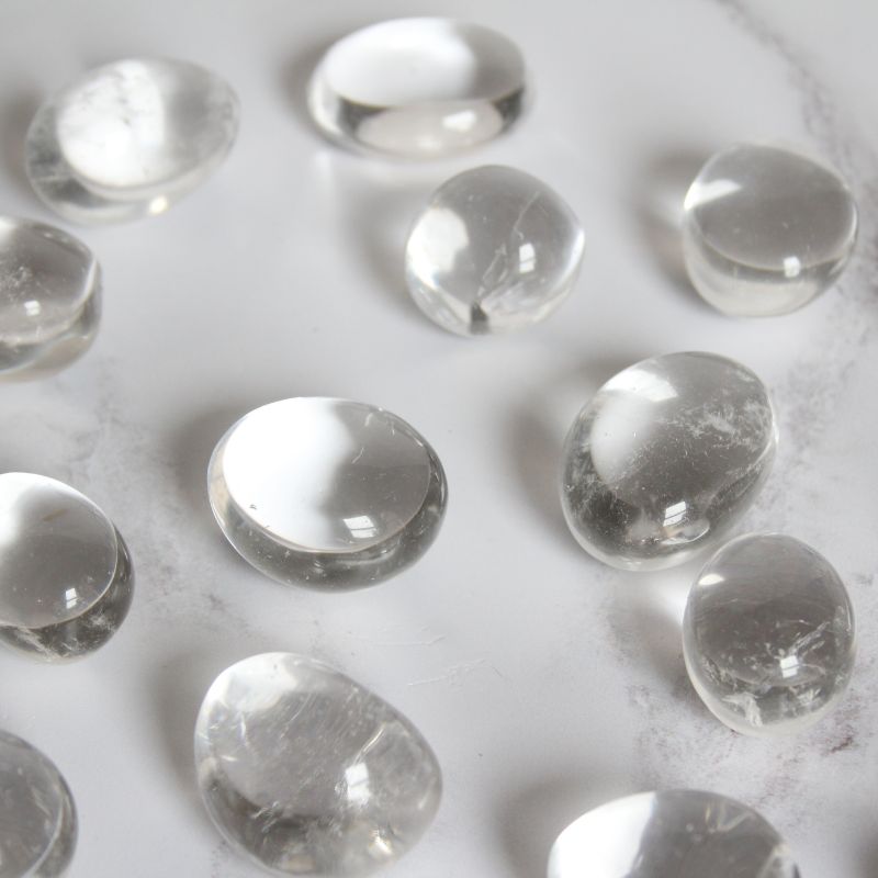 Clear Quartz Crystal tumblestone - Carathea