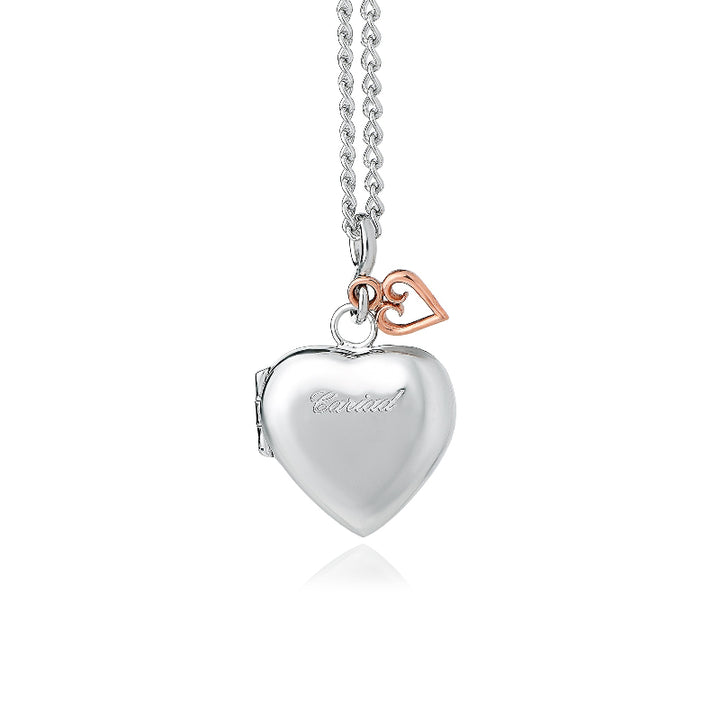 Clogau Gold Cariad Locket with Welsh Gold SCLP Necklaces & Pendants | Carathea and Jools 