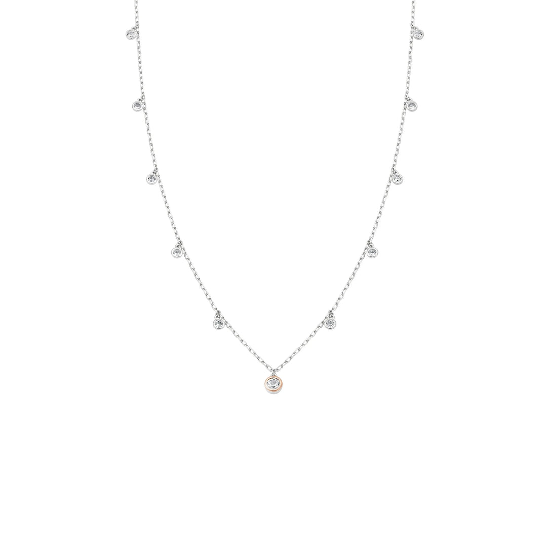 Clogau Celebration necklace with white topaz - Carathea at Jools Jewellers