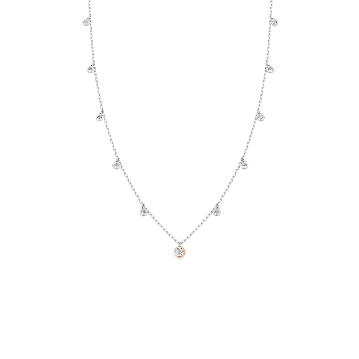 Clogau Celebration necklace with white topaz - Carathea at Jools Jewellers