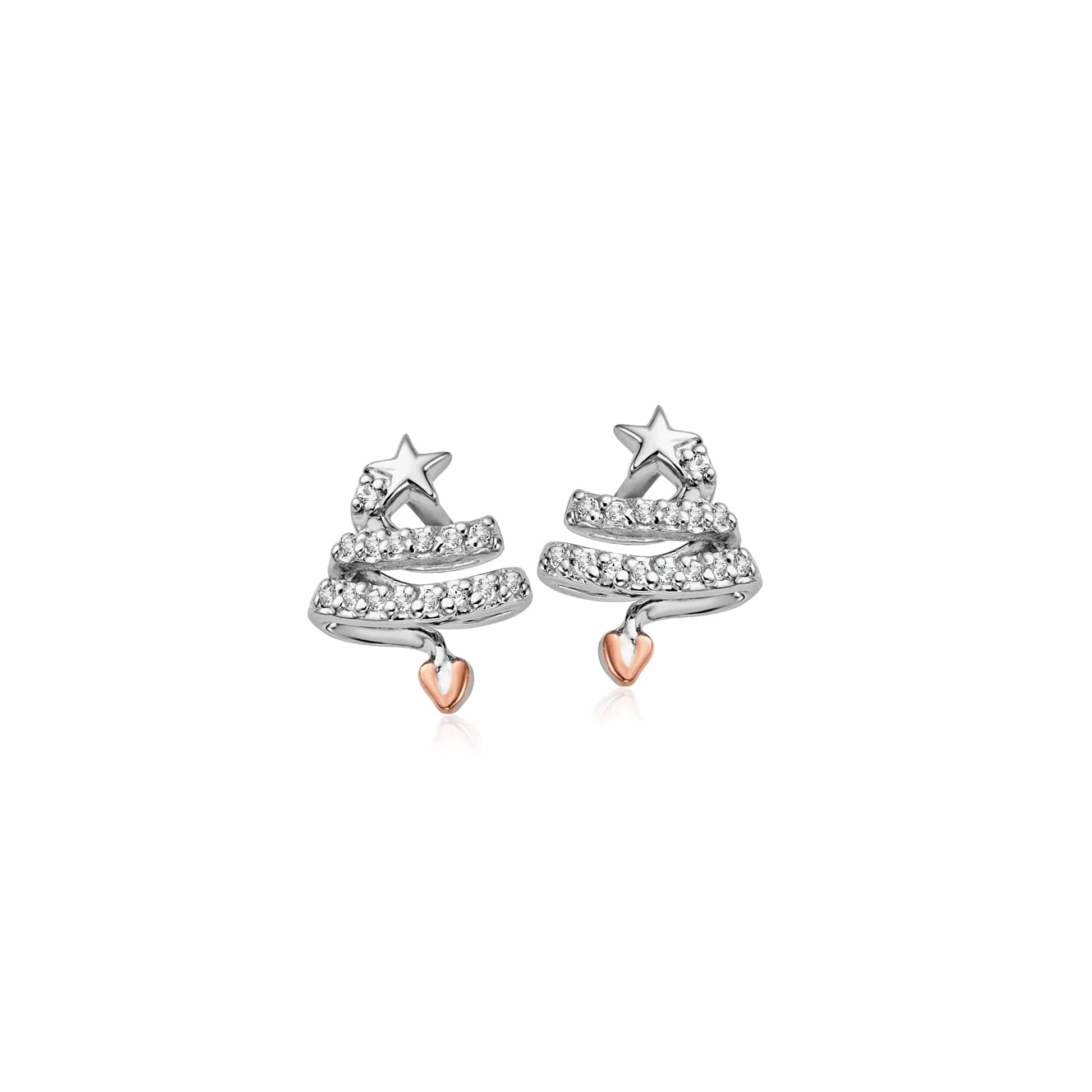 Christmas tree stud earrings - Carathea jewellers