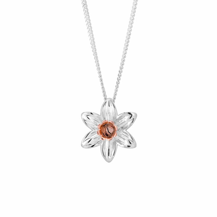 Clogau Daffodil Pendant 3SWPP3 Necklaces & Pendants Carathea jewellers