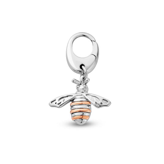 Clogau gold silver honey bee charm - Carathea jewellers