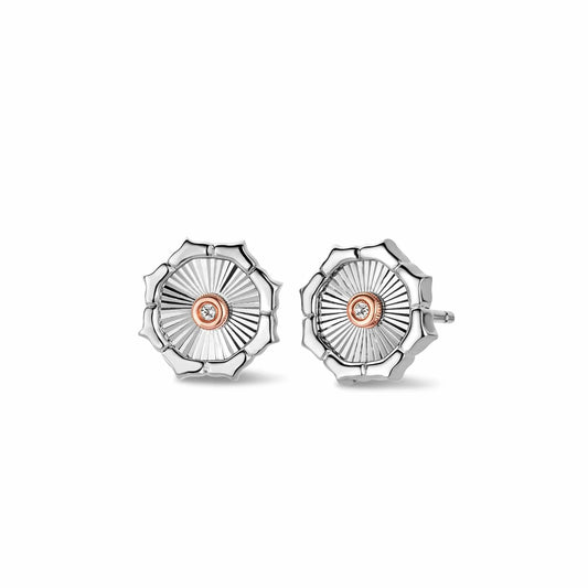 Clogau Nos Da Silver Stud Earrings