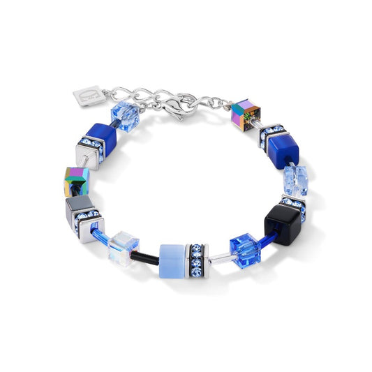 coeur de lion crystal braclet in blue | Carathea 