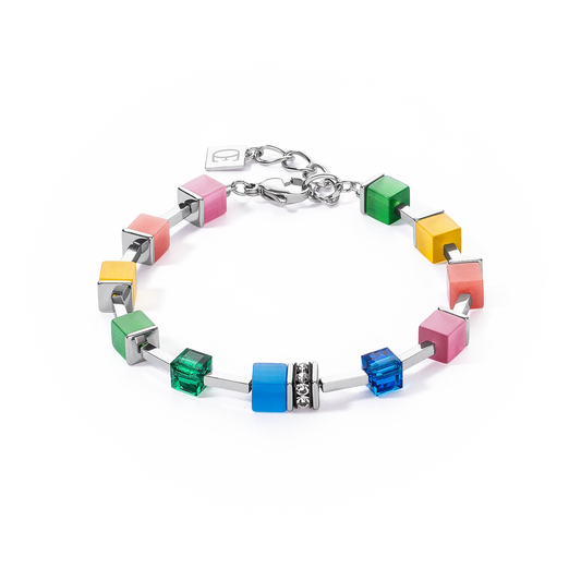 Coeur de Lion Multiolour GeoCube® bracelet - Carathea jewellers