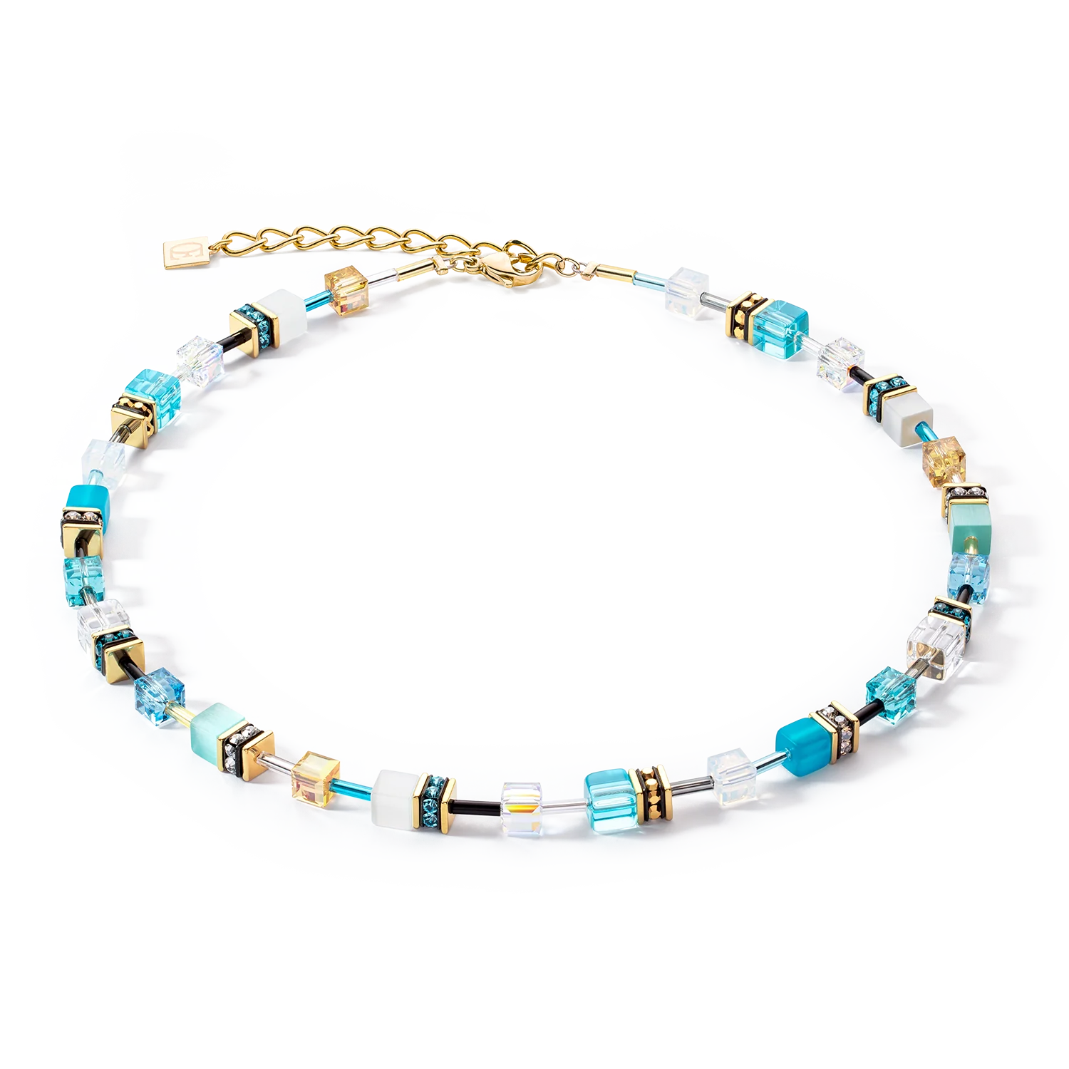 coeur de lion turquoise white necklace - Carathea