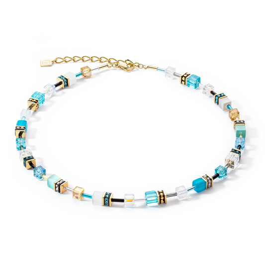 coeur de lion turquoise white necklace - Carathea