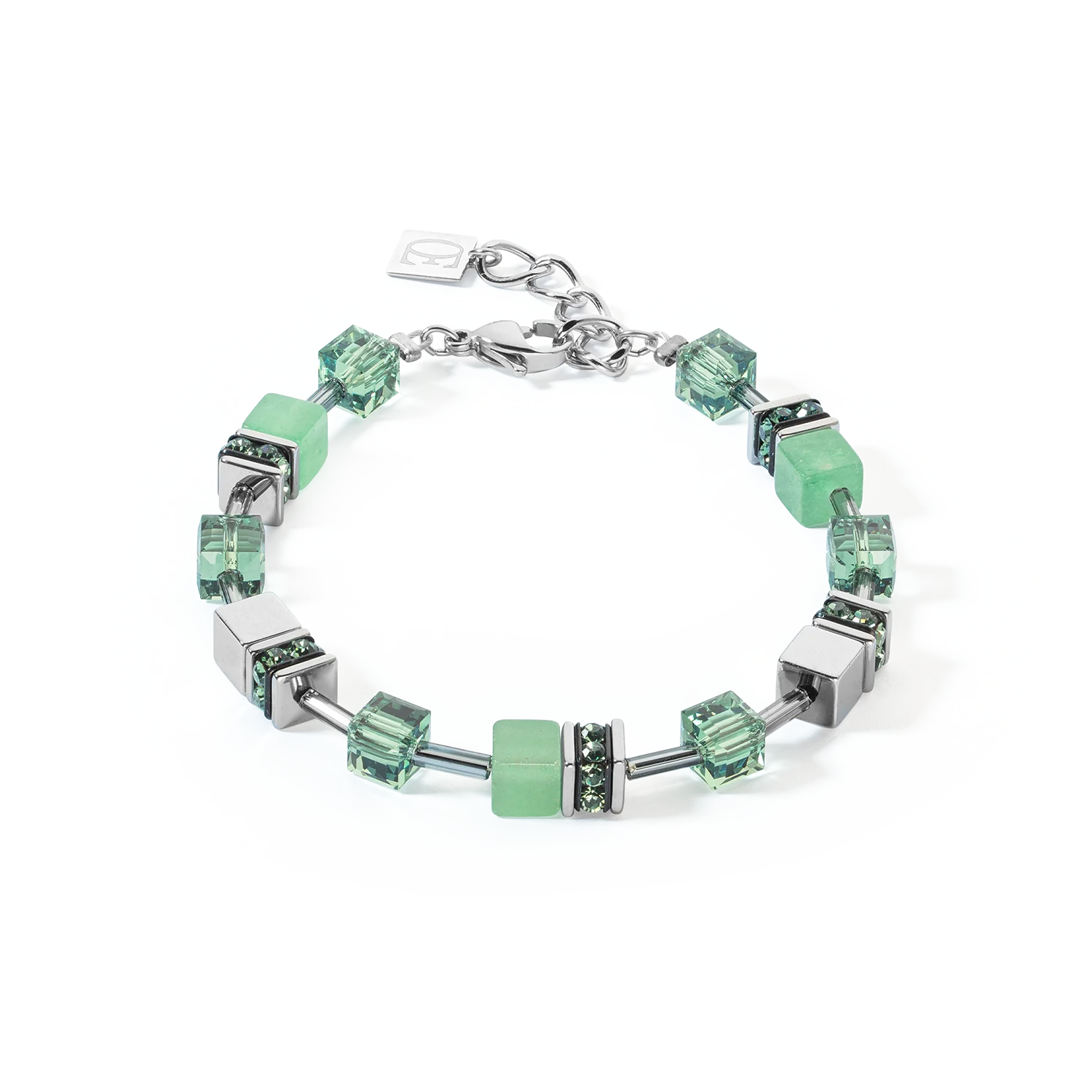 coeur de lion precious bracelet in green - Carathea