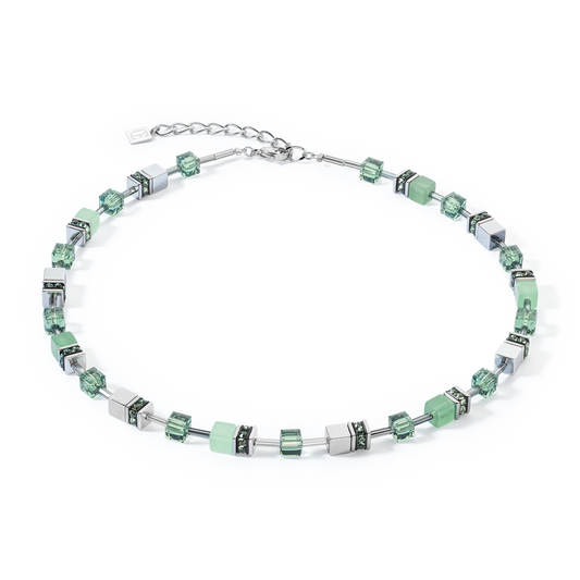 Coeur de Lion Precious Necklace in Green - Carathea