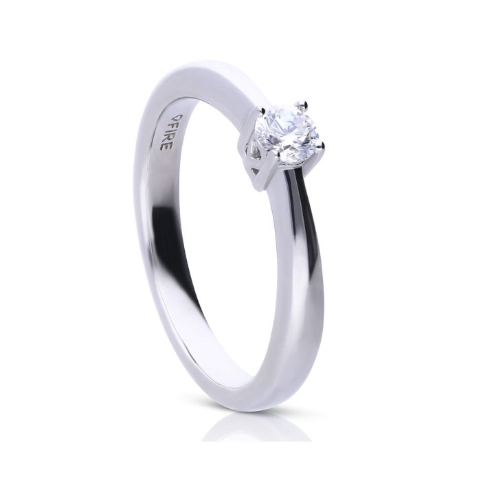 Diamonfire 0.25 ct silver ring - Carathea jewellers