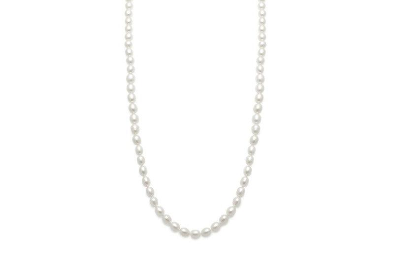 one metere length of barrel pearl necklace - Carathea