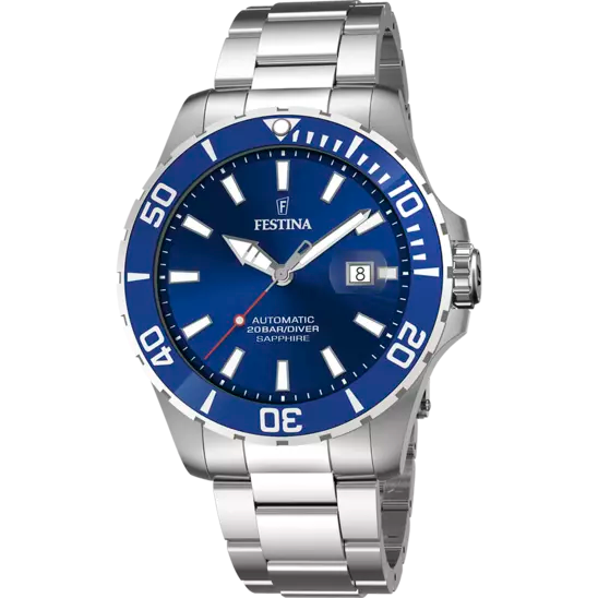 Divers watch with blue dial - Carathea