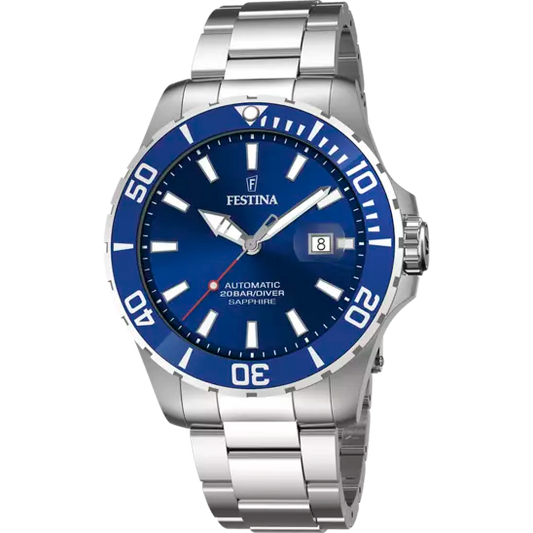 Divers watch with blue dial - Carathea