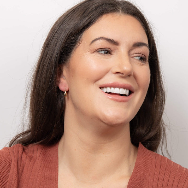 9ct gold teardrop hook earrings | Carathea & Jools Jewellery Bridgwater