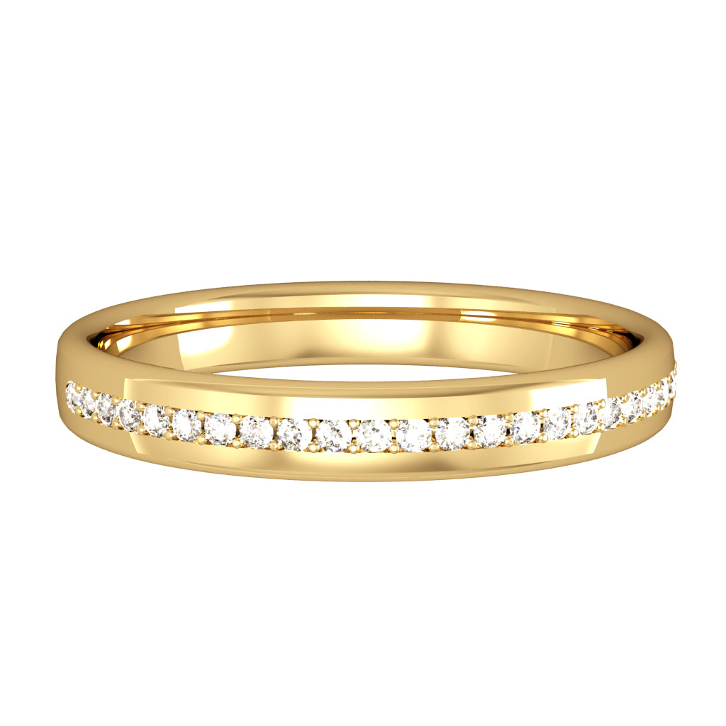 gold bombe micro-claw diamond set ring | Carathea