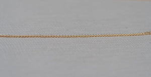 gold pendant perfect curb chain - Carathea