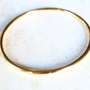 gold plated silver bangle - Carathea jewellers