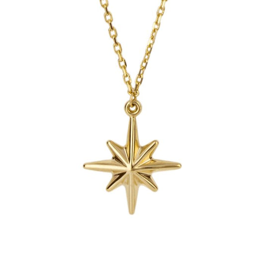 Gold Starburst Necklace