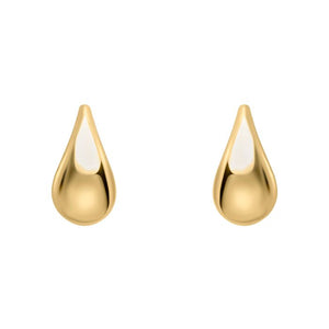 9ct gold teardrop earrings - Carathea jewellers