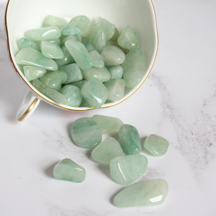 green aventurine tumblestones - Carathea